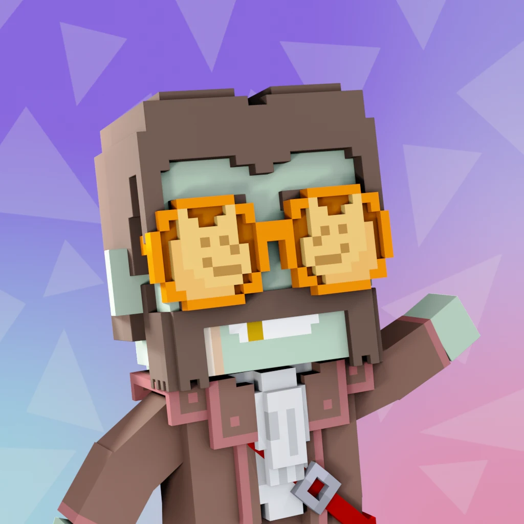 Pirate #7444 voxel render