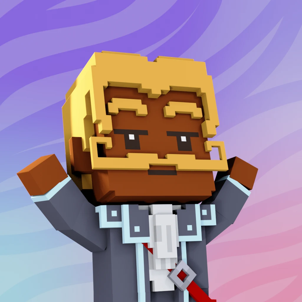 Pirate #7447 voxel render