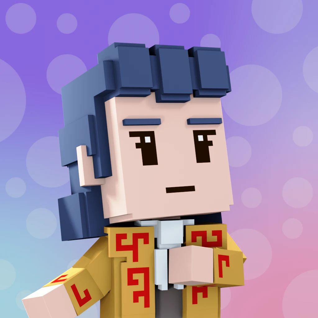 Pirate #7448 voxel render