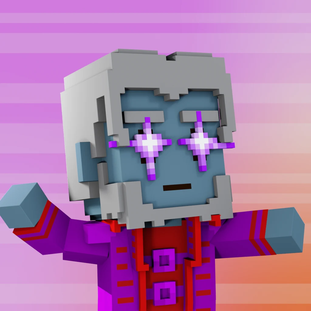 Pirate #7451 voxel render