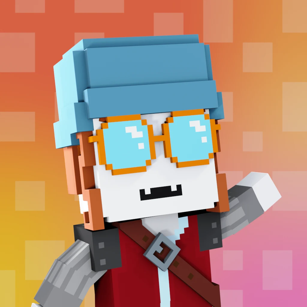 Pirate #7452 voxel render