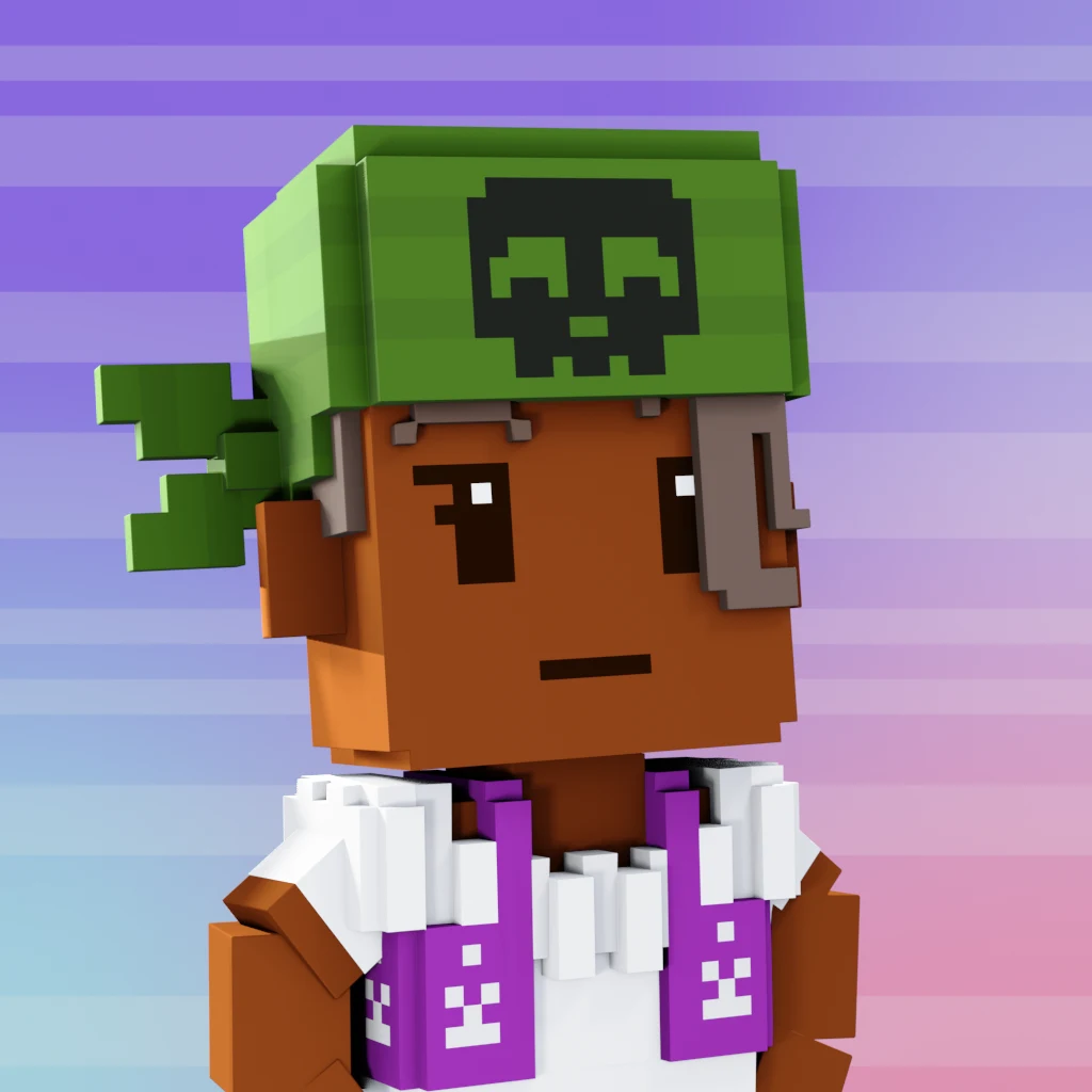 Pirate #7455 voxel render