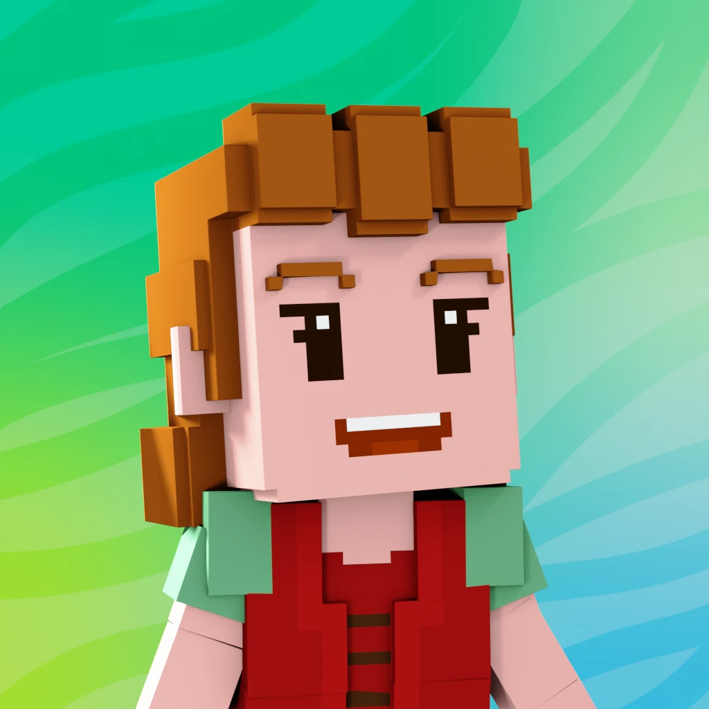 Pirate #7461 voxel render