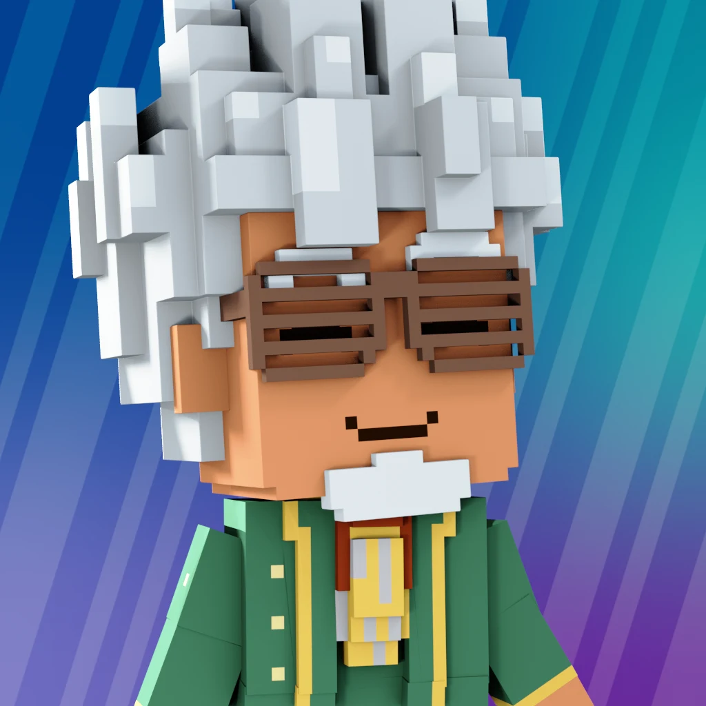 Pirate #7462 voxel render