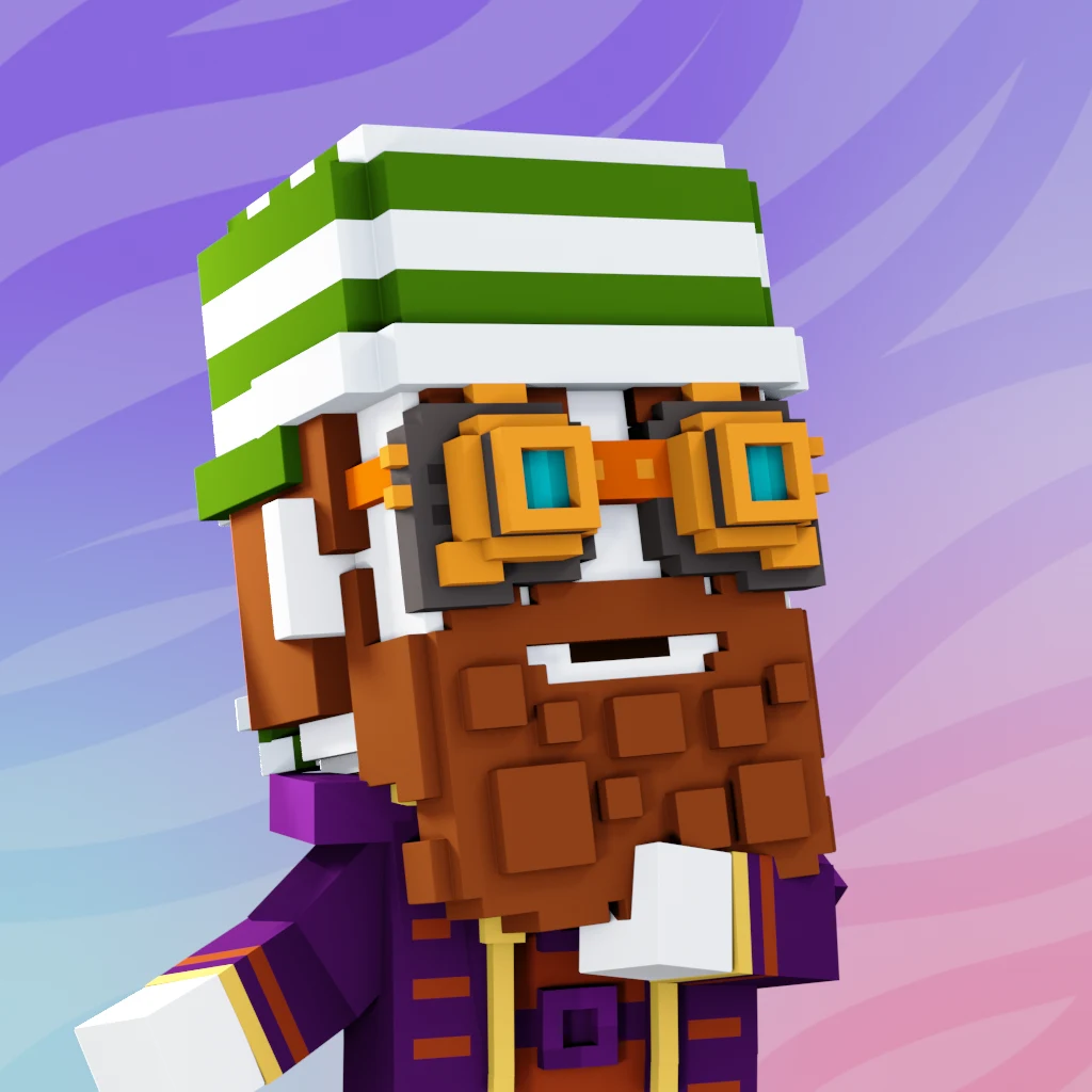 Pirate #7463 voxel render