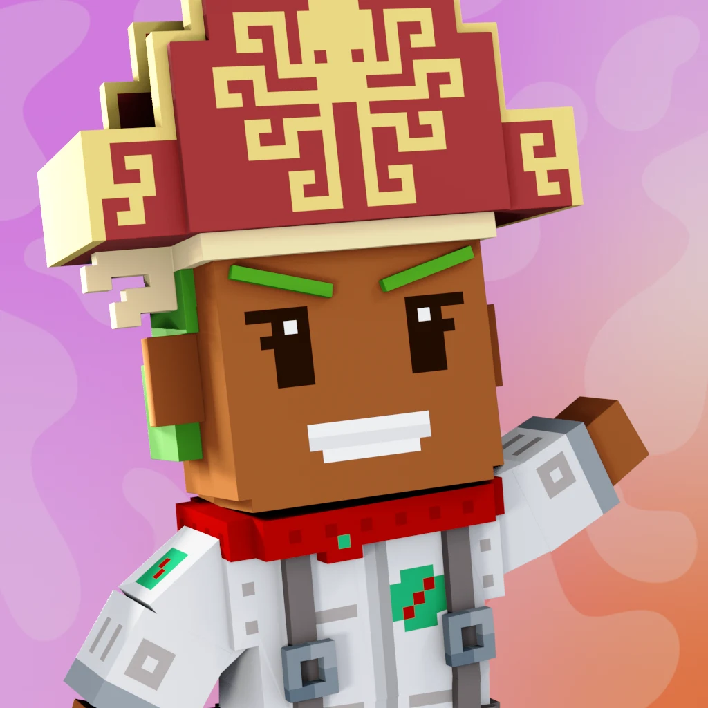 Pirate #747 voxel render