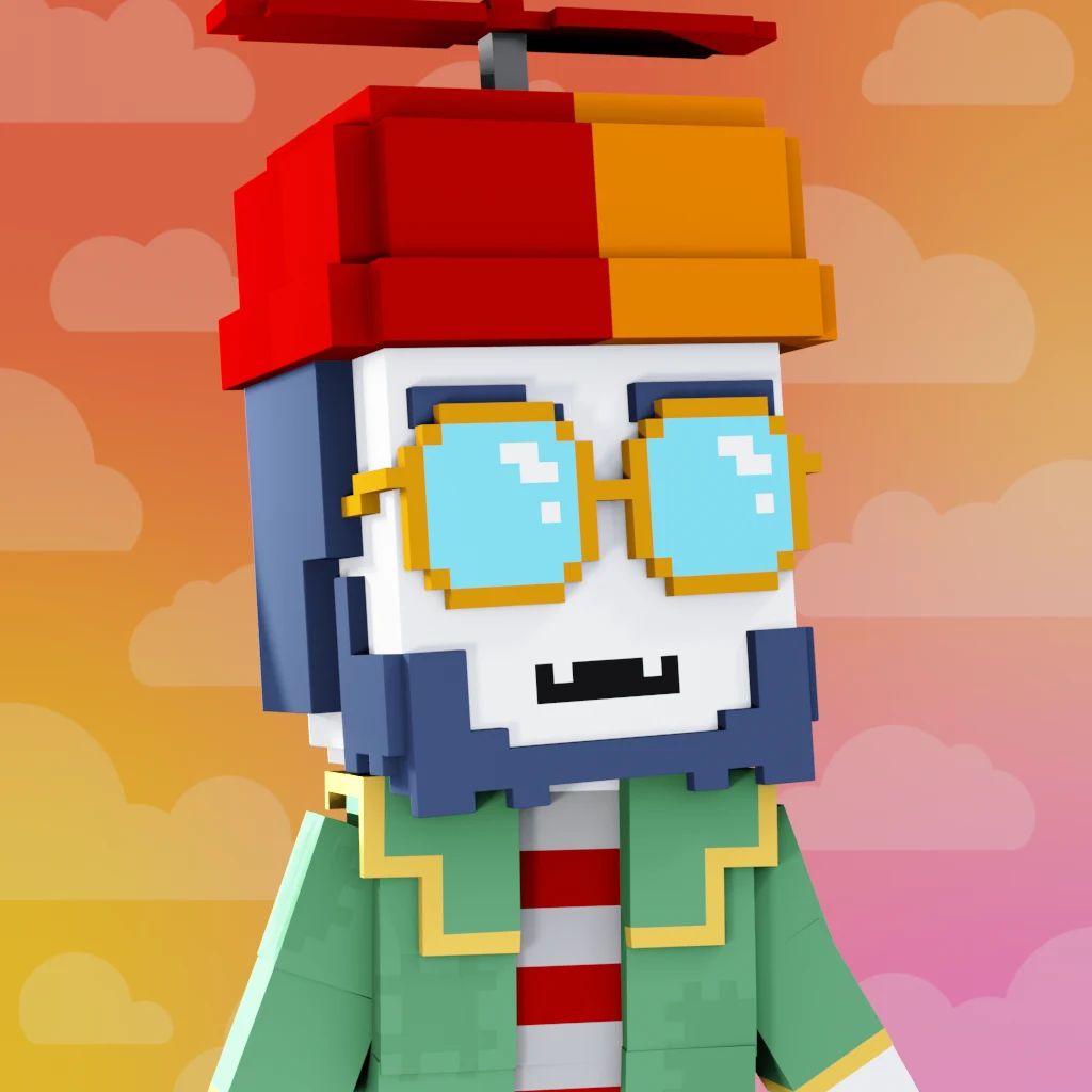 Pirate #7471 voxel render