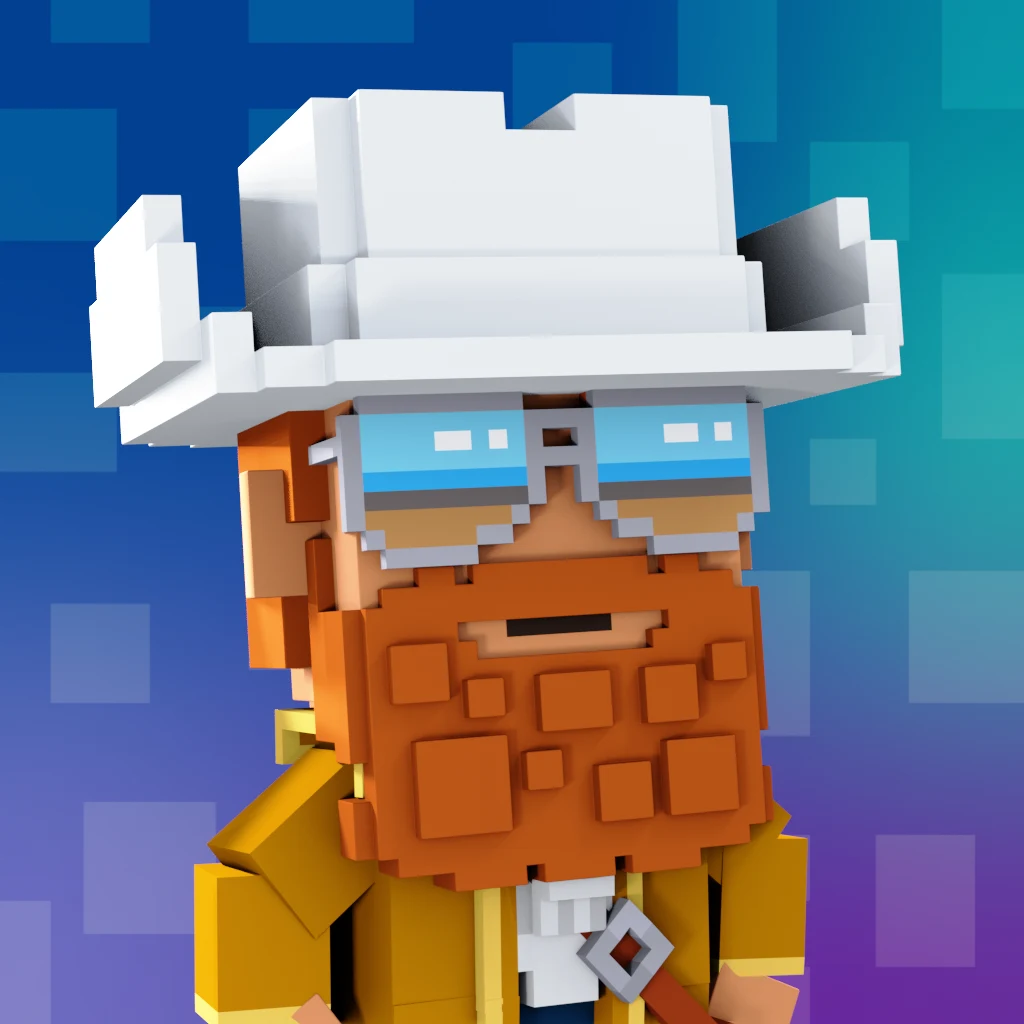 Pirate #7484 voxel render