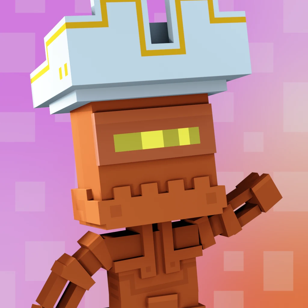 Pirate #7486 voxel render