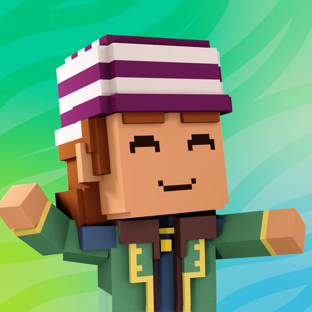 Pirate #7491 voxel render