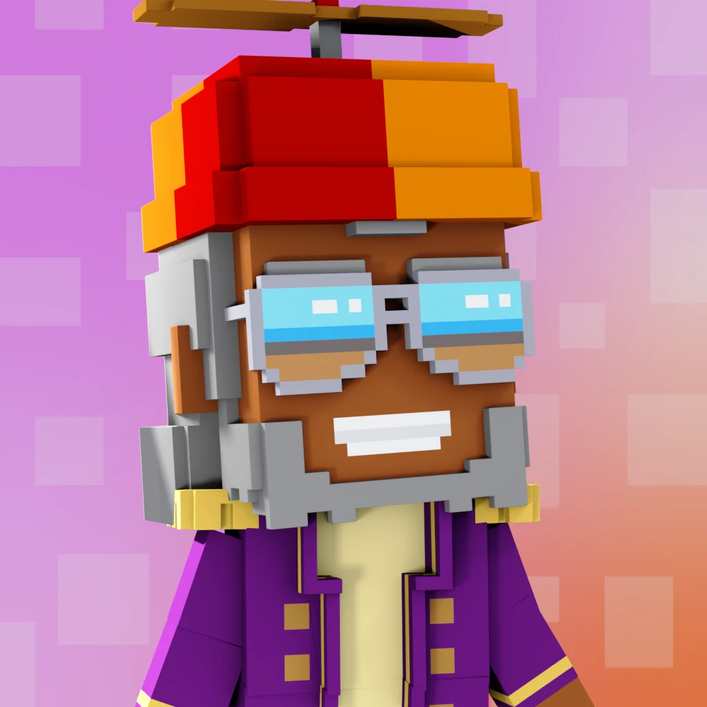 Pirate #7499 voxel render