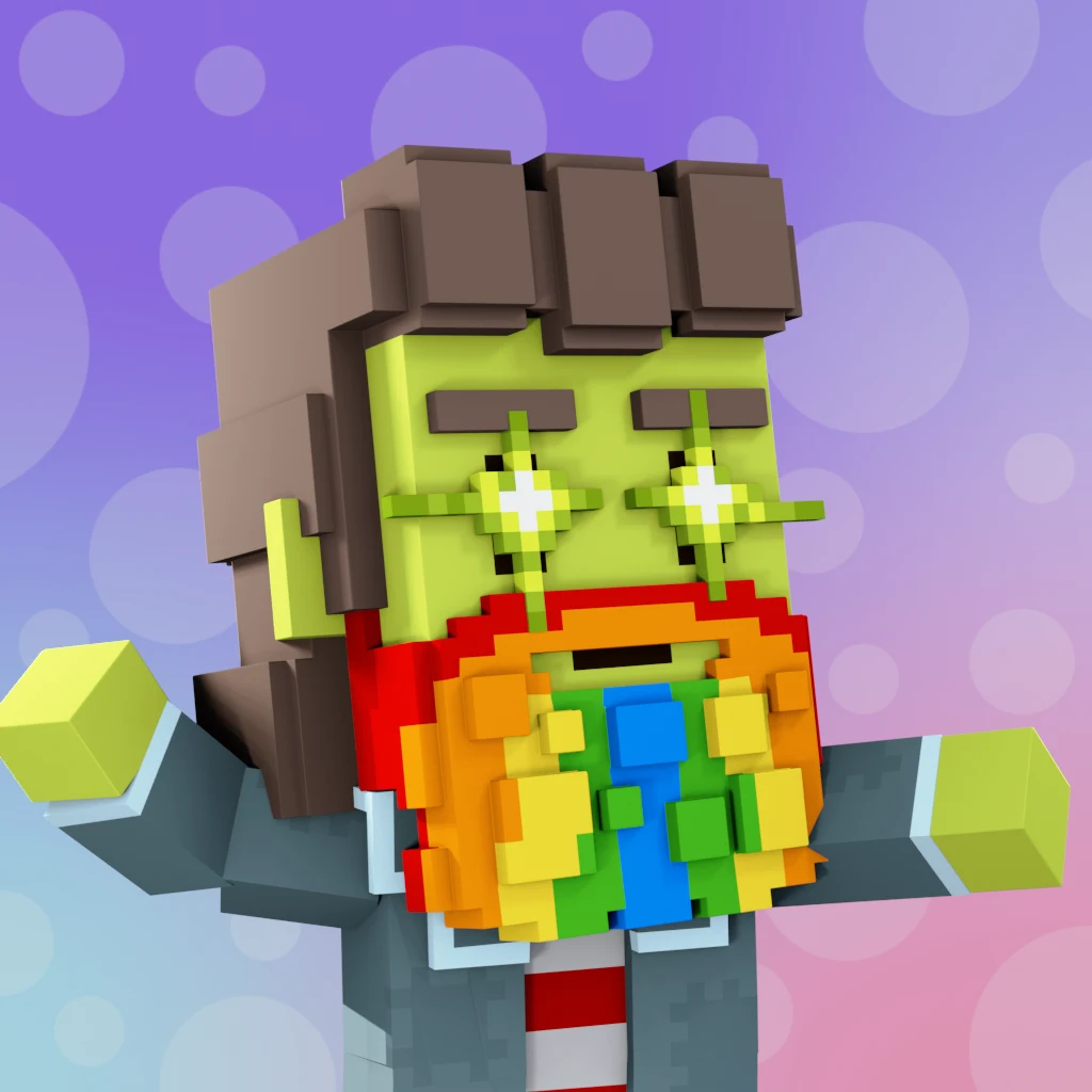 Pirate #750 voxel render