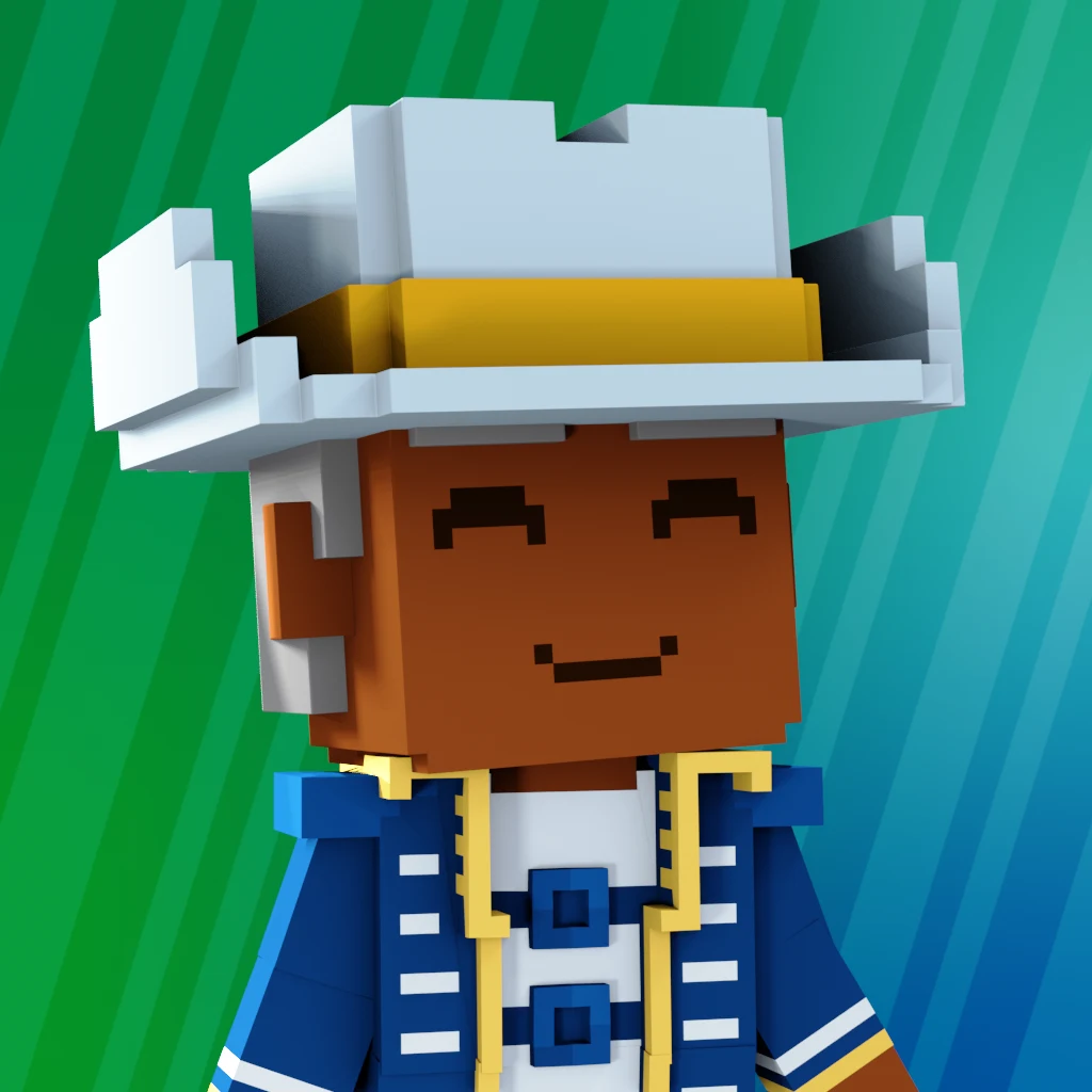 Pirate #7502 voxel render