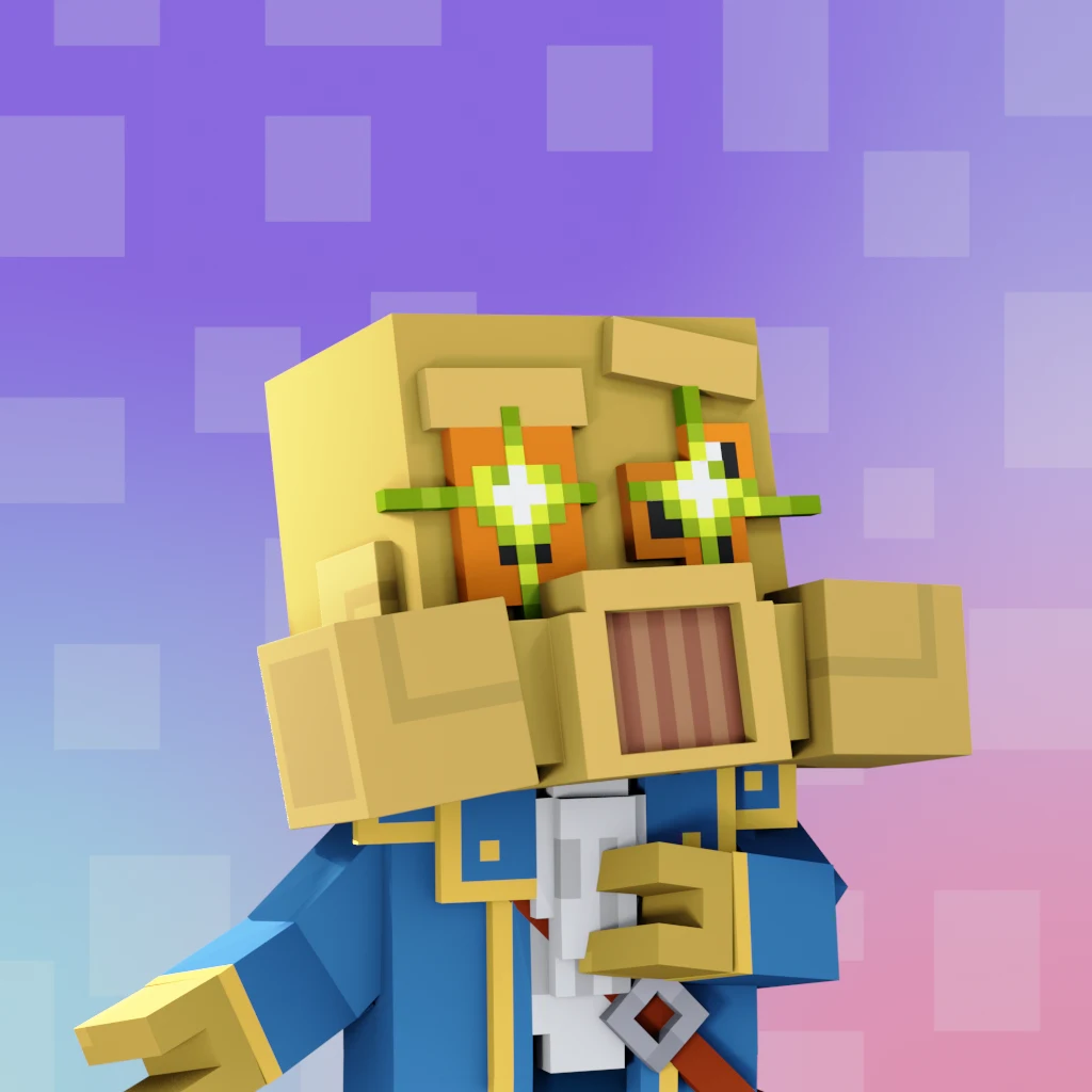 Pirate #7504 voxel render