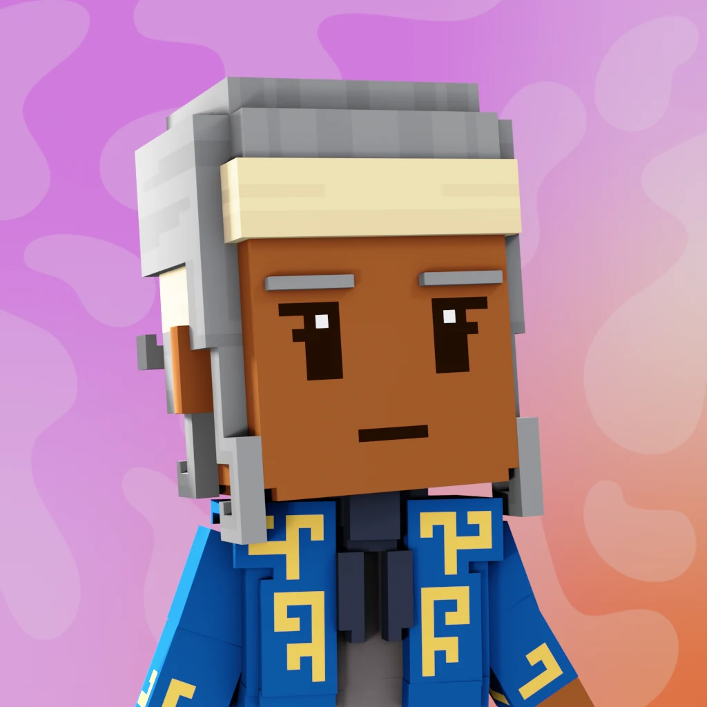 Pirate #7505 voxel render