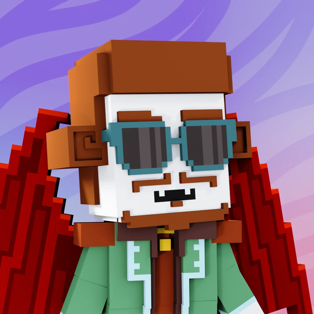Pirate #7506 voxel render