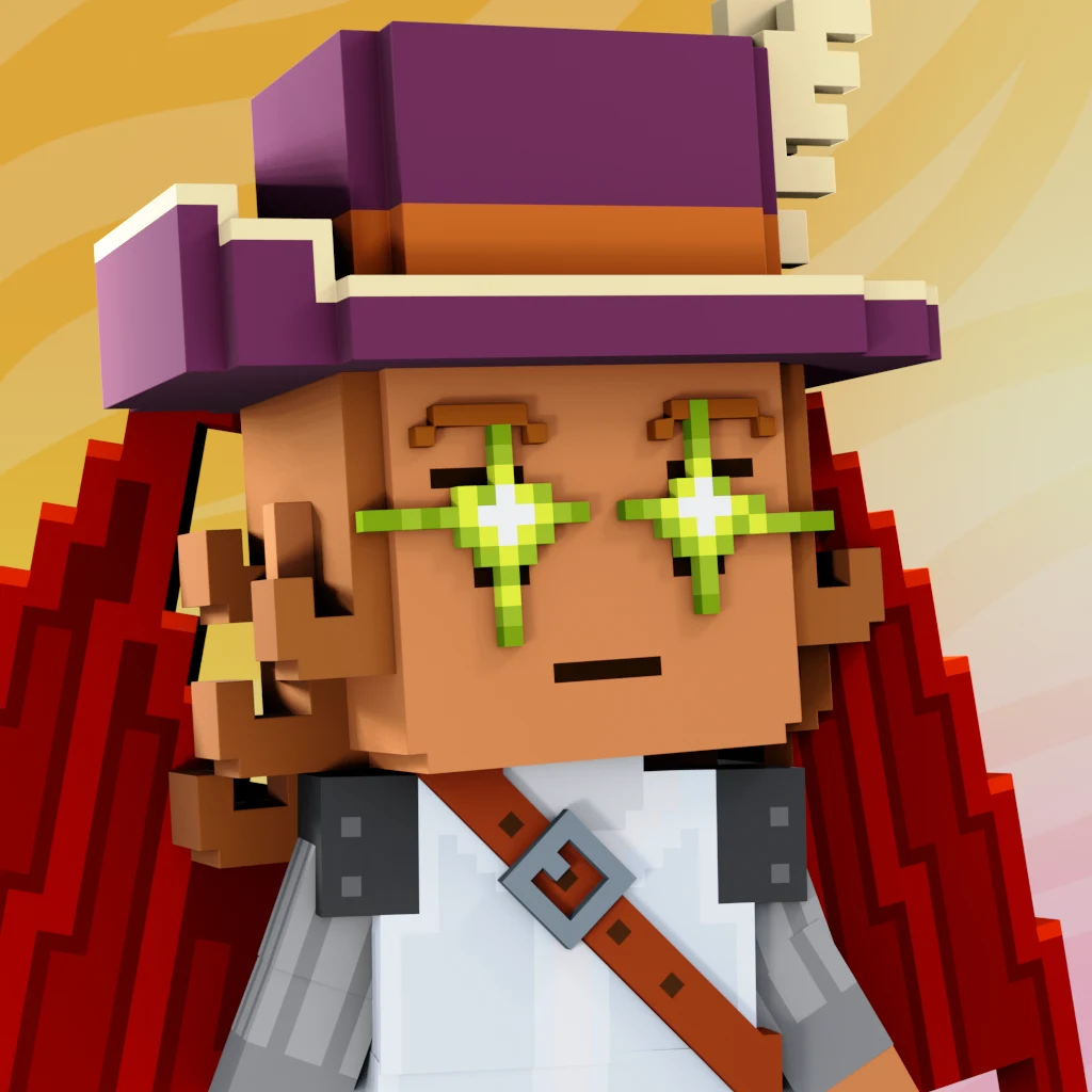 Pirate #7508 voxel render