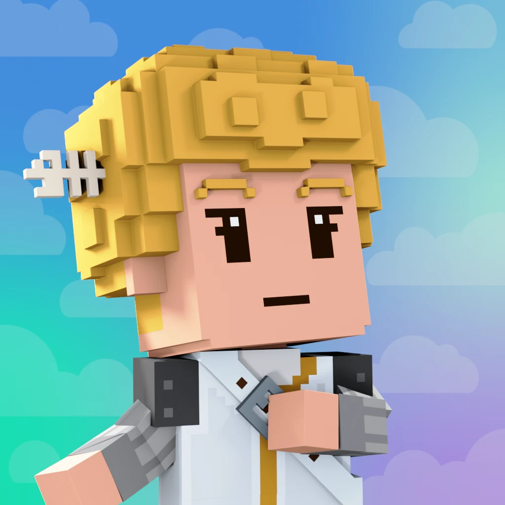 Pirate #7509 voxel render