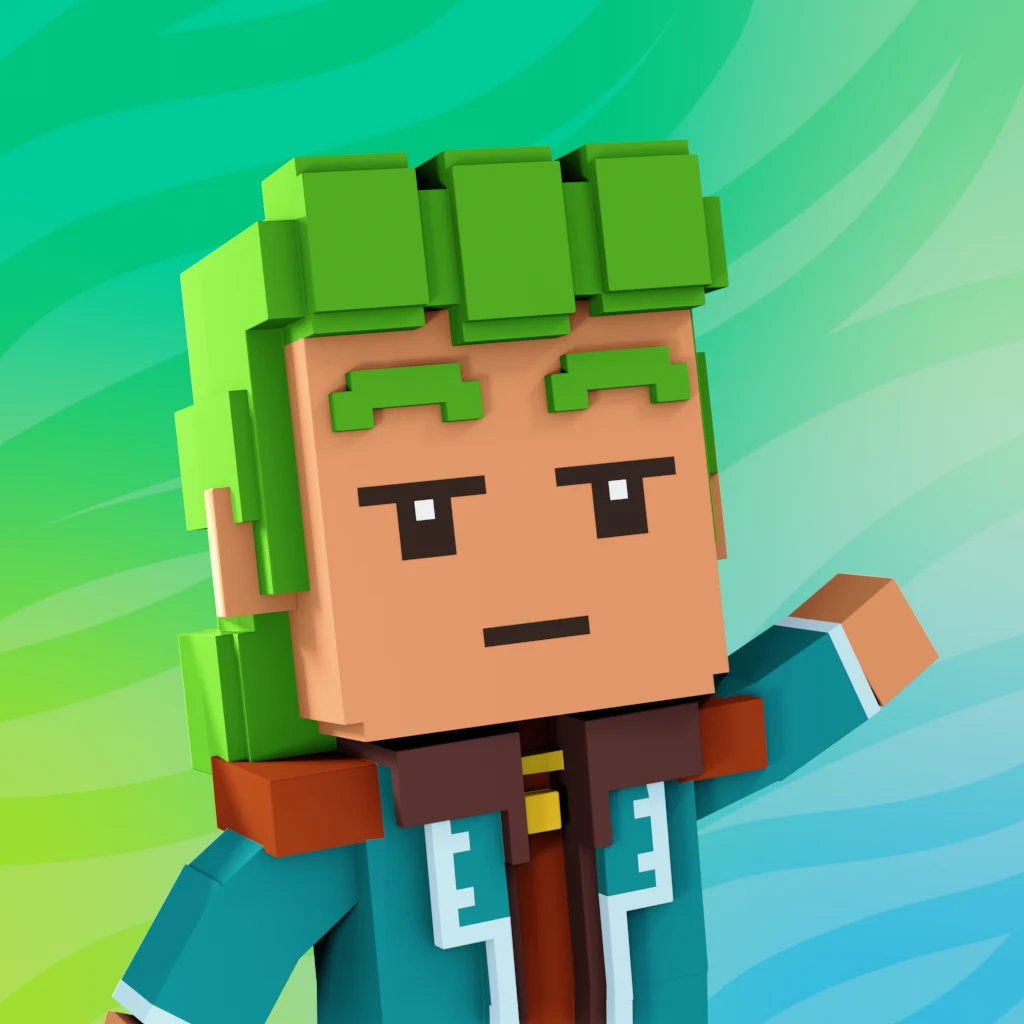 Pirate #751 voxel render