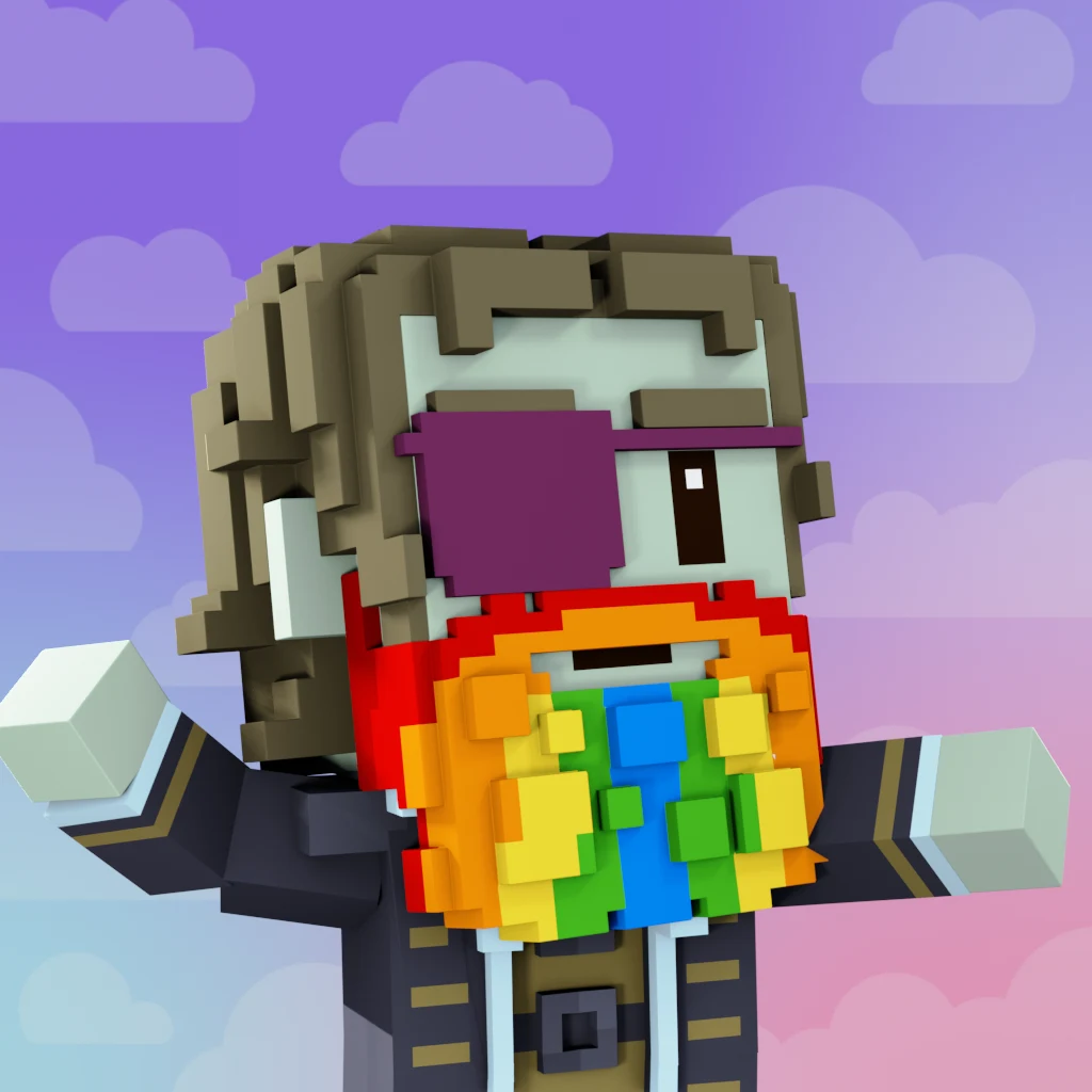 Pirate #7516 voxel render