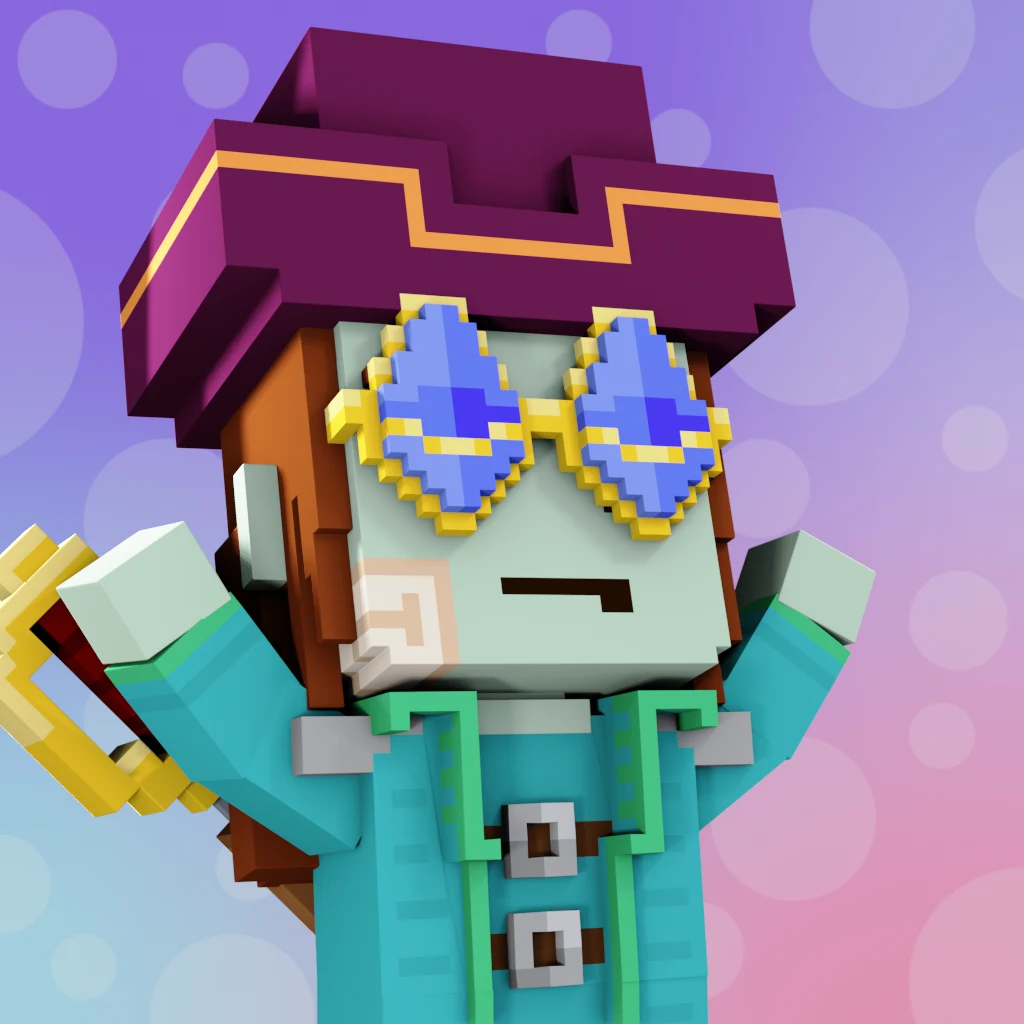 Pirate #7517 voxel render