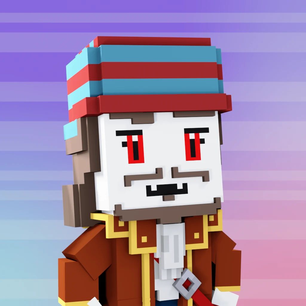 Pirate #7518 voxel render