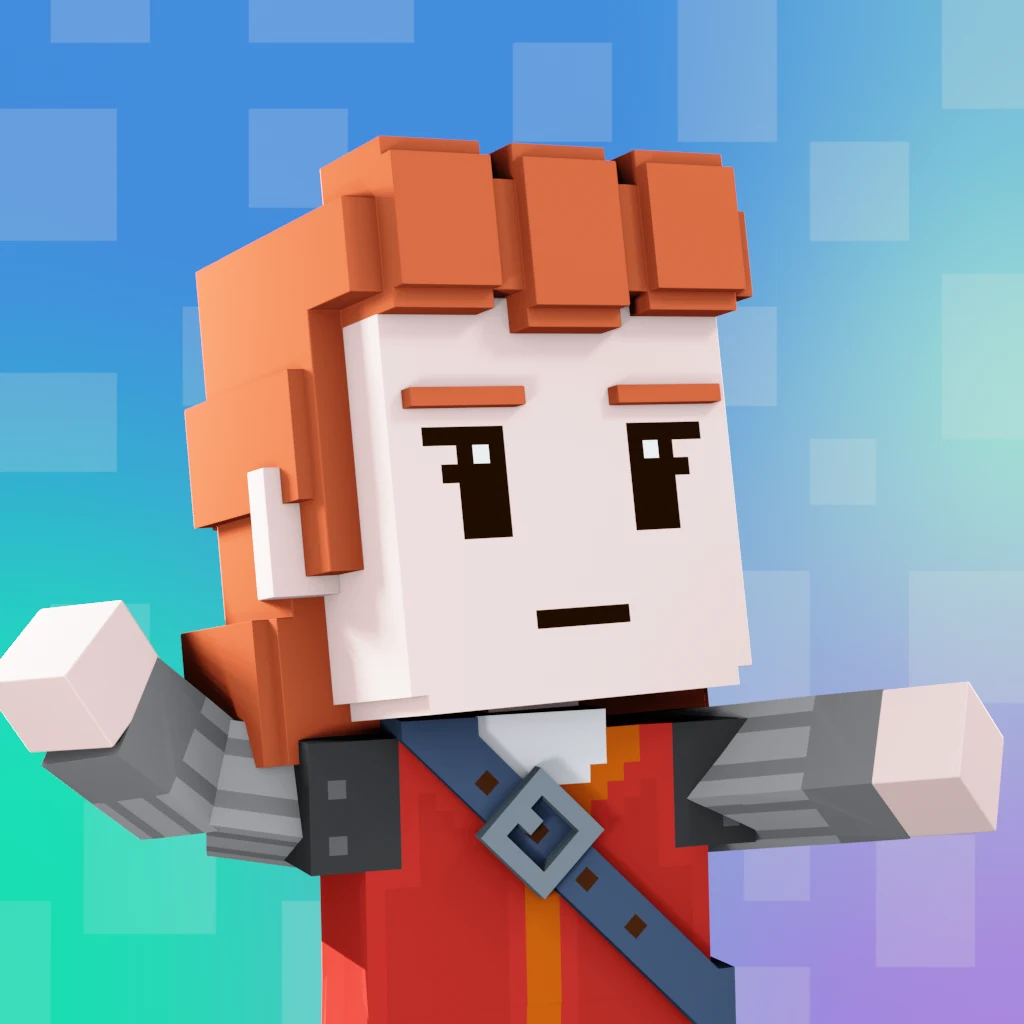 Pirate #7519 voxel render