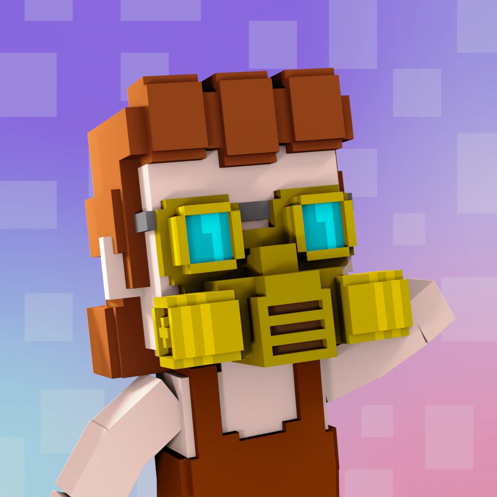 Pirate #752 voxel render