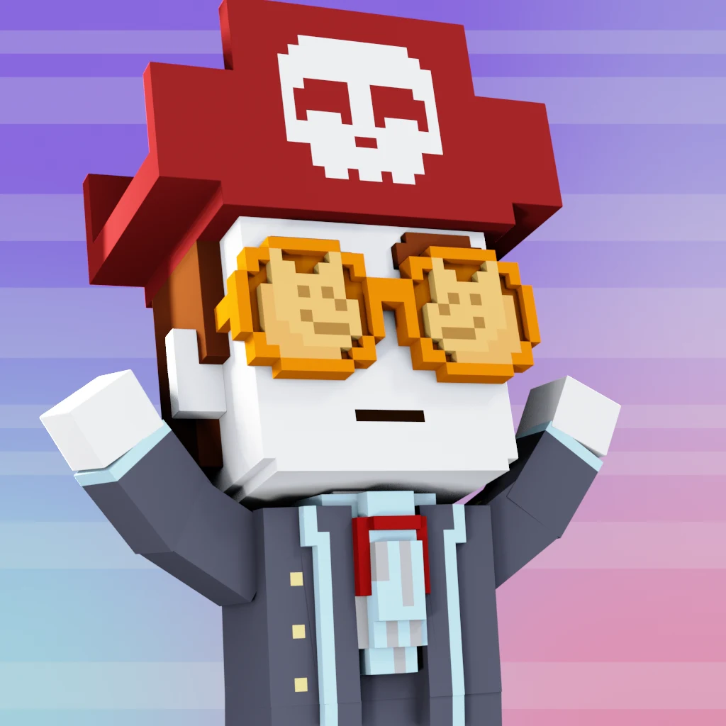 Pirate #7521 voxel render