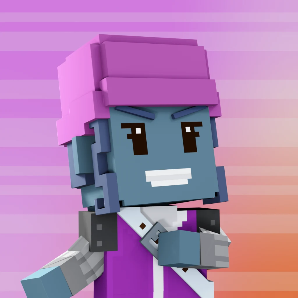Pirate #7523 voxel render
