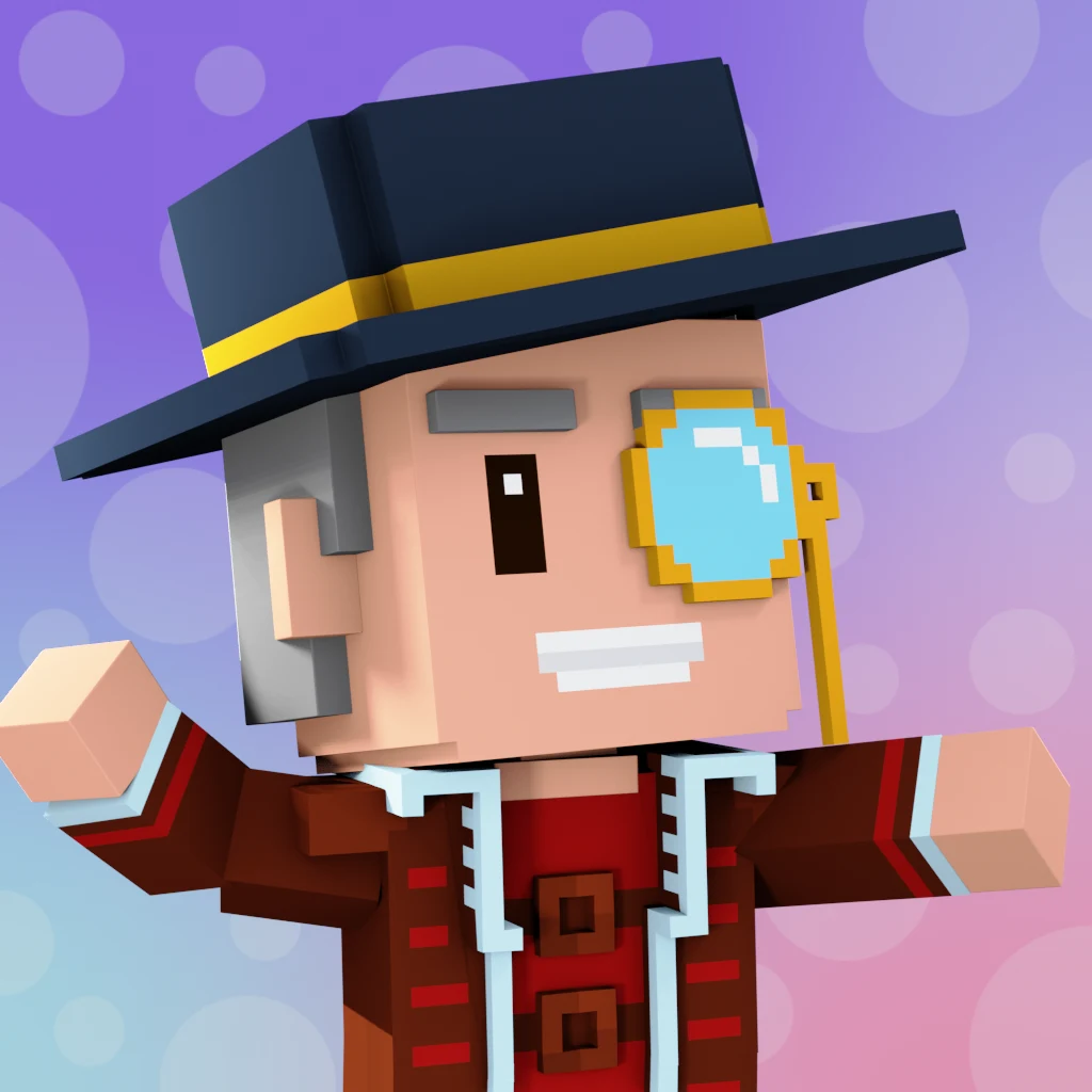 Pirate #7524 voxel render