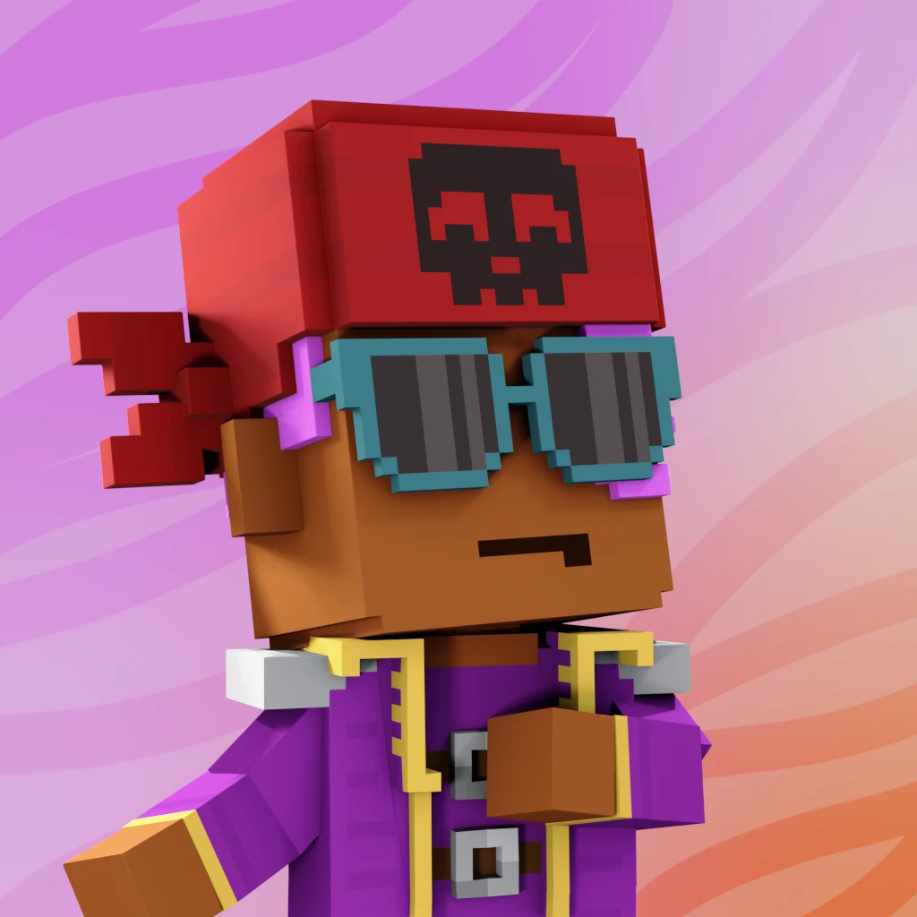 Pirate #7527 voxel render