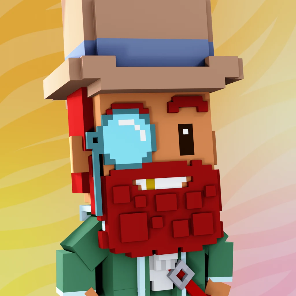 Pirate #753 voxel render