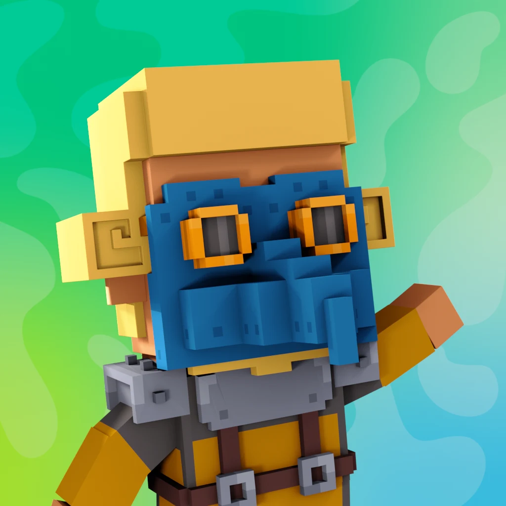 Pirate #7531 voxel render