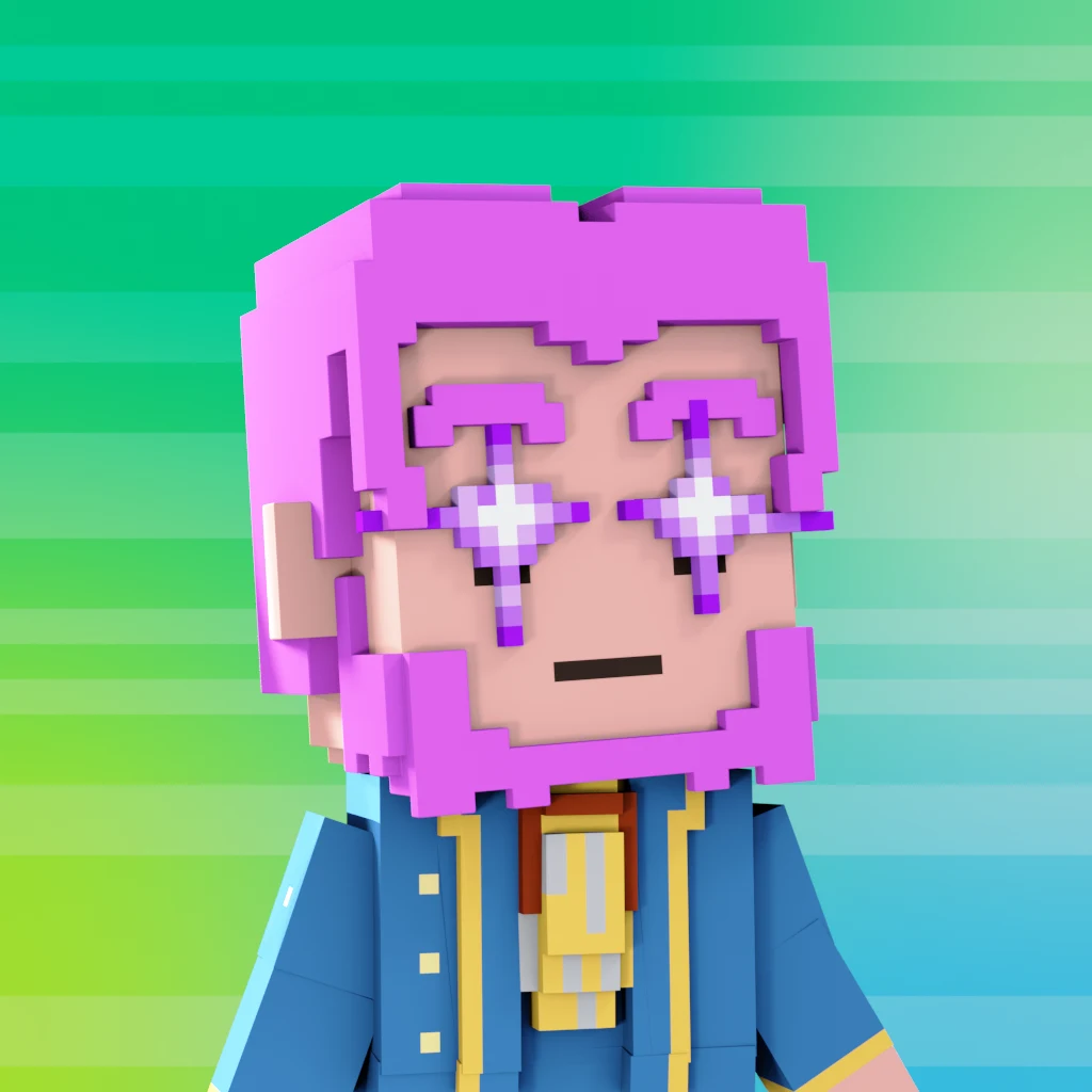 Pirate #7537 voxel render