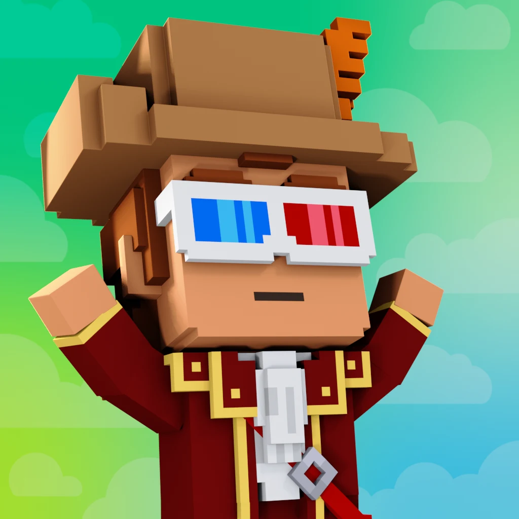 Pirate #7547 voxel render