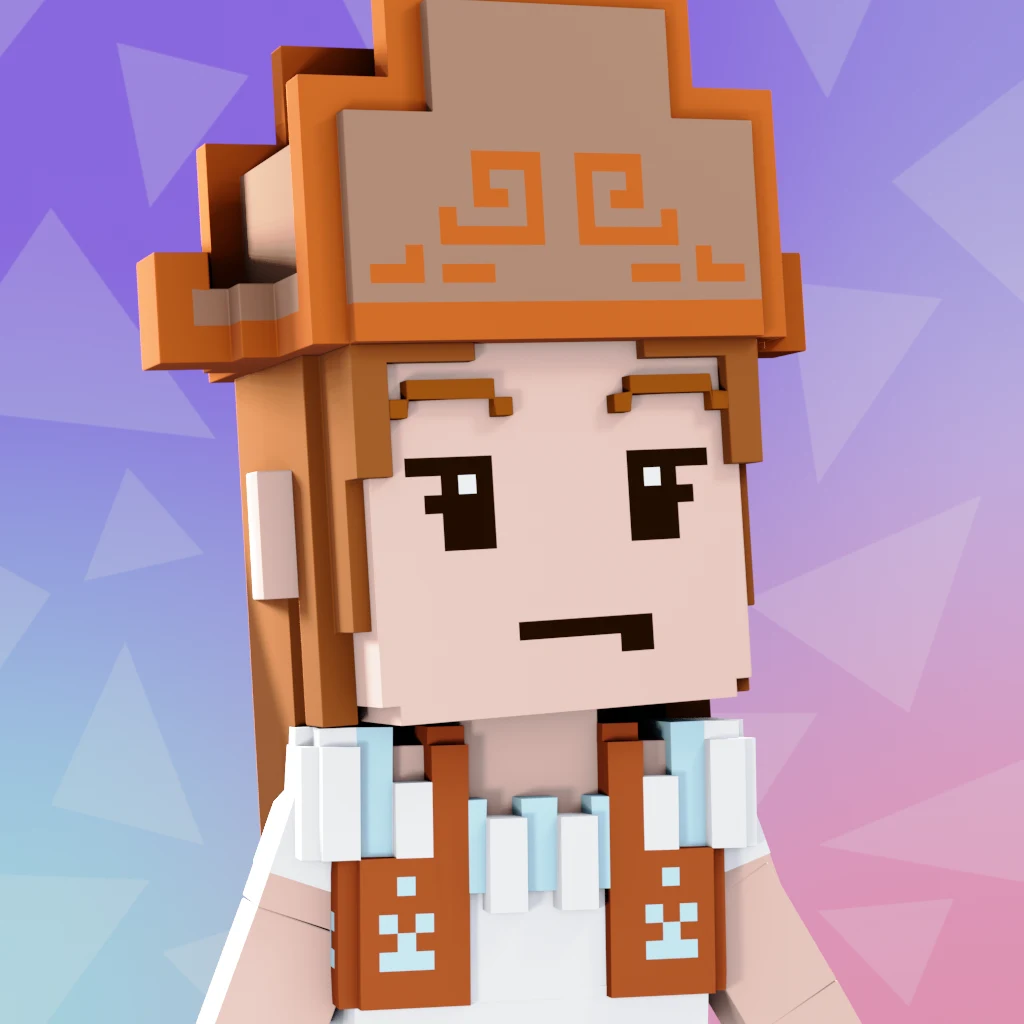 Pirate #7548 voxel render