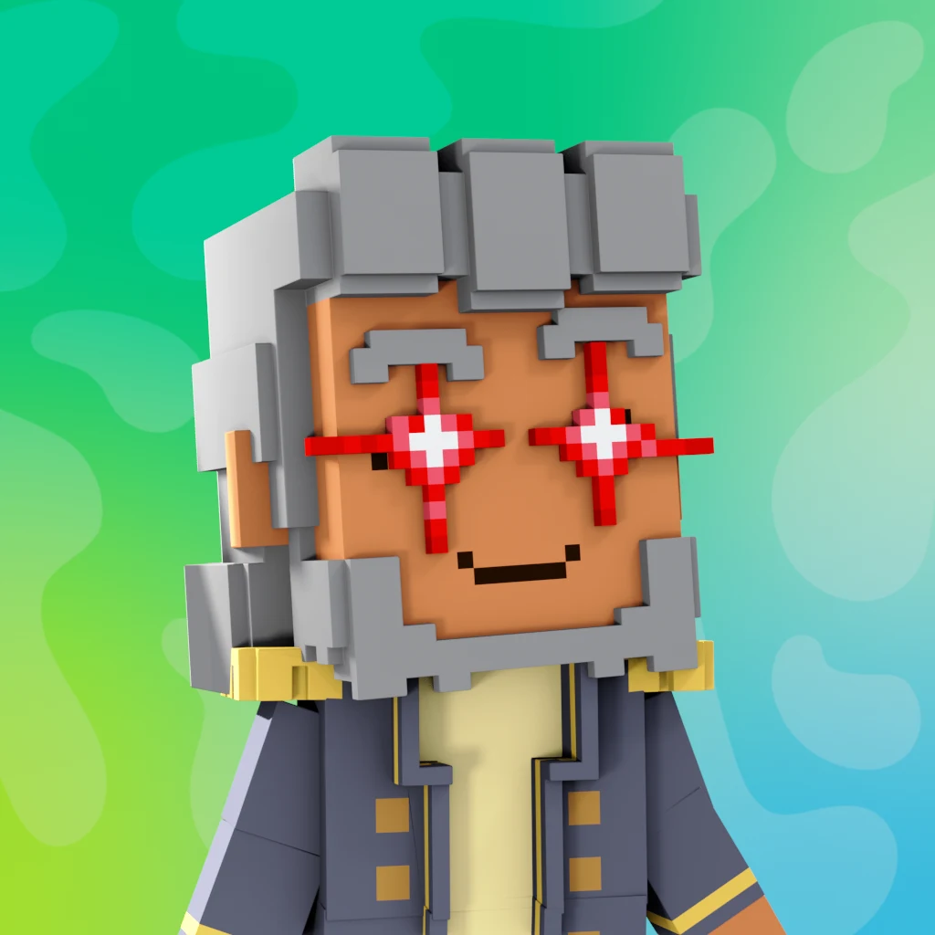 Pirate #7555 voxel render