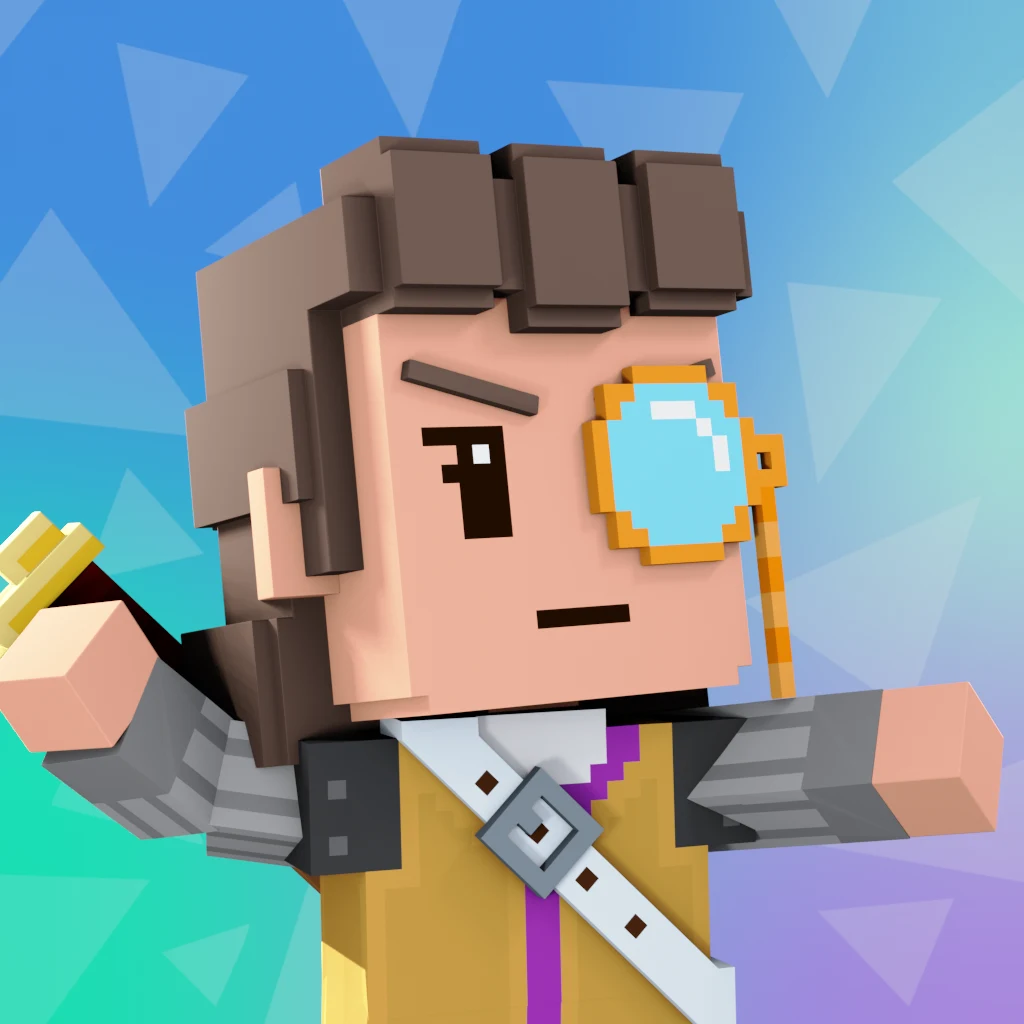 Pirate #7557 voxel render