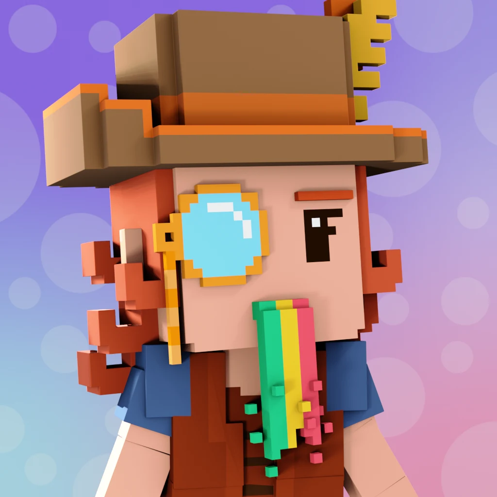 Pirate #7559 voxel render
