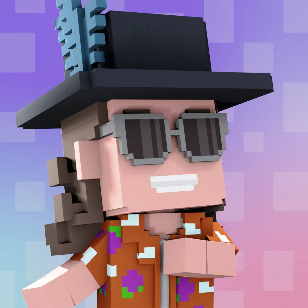 Pirate #7562 voxel render