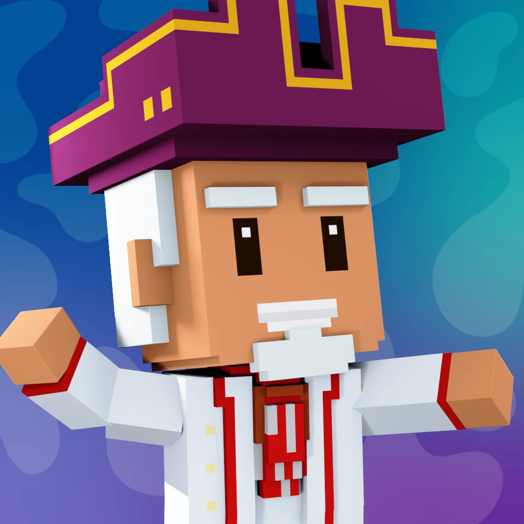 Pirate #7563 voxel render