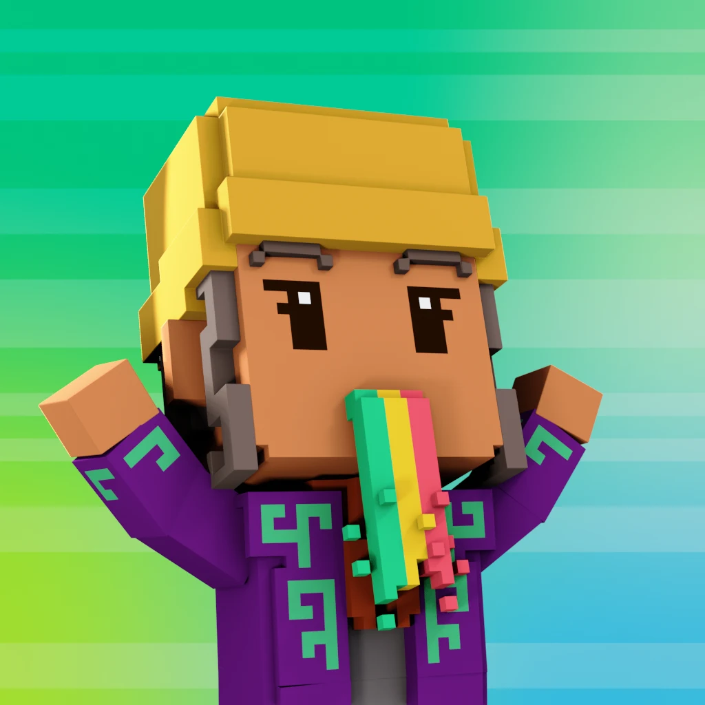 Pirate #7564 voxel render