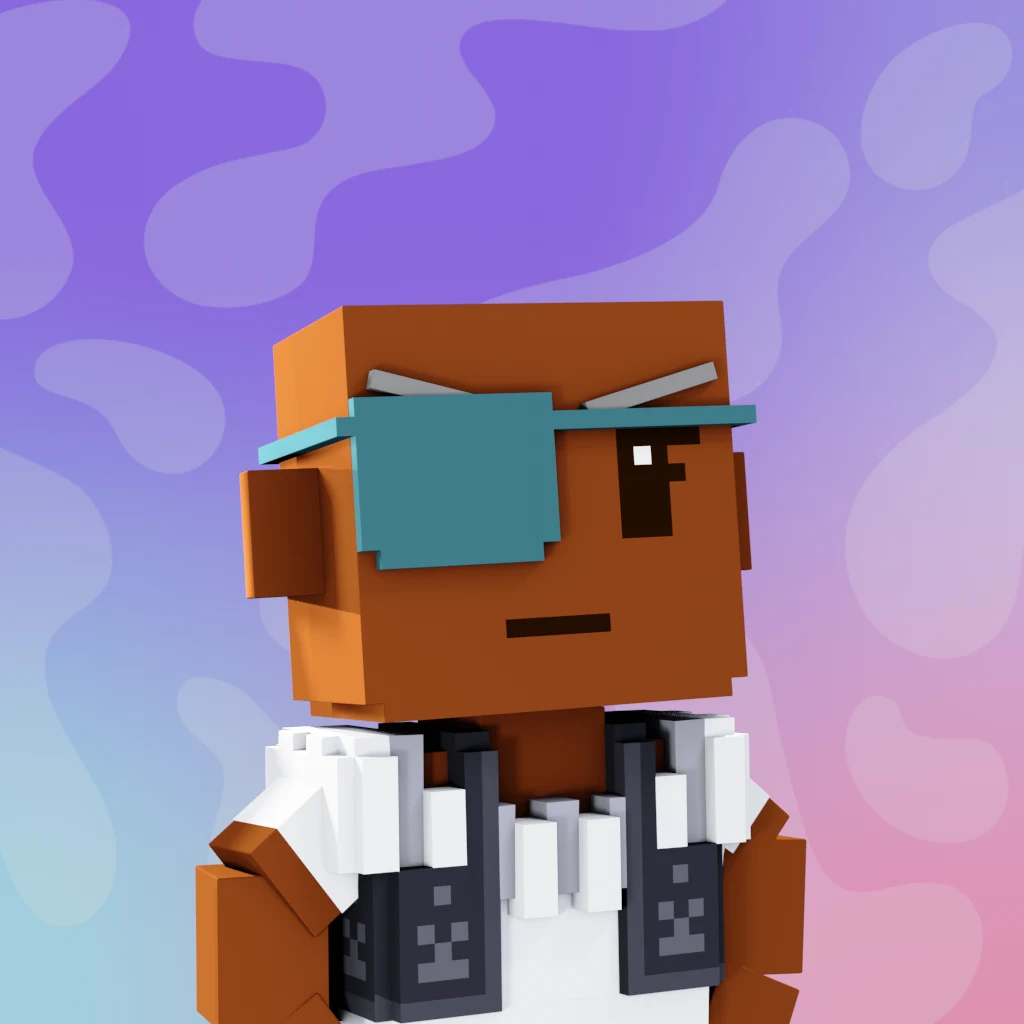 Pirate #7569 voxel render