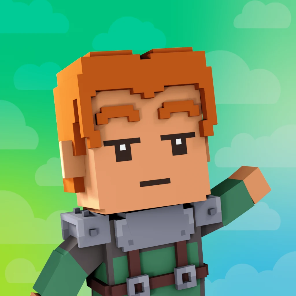 Pirate #757 voxel render