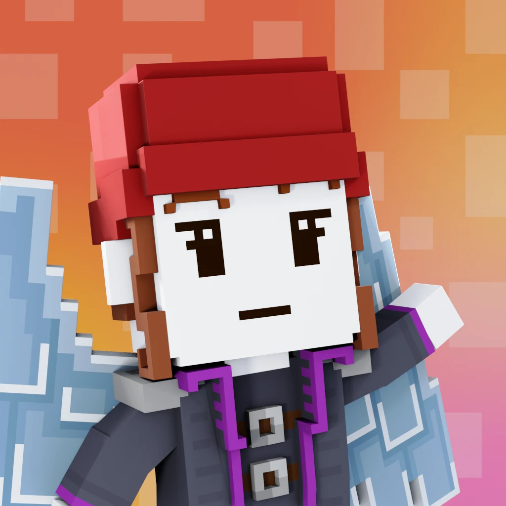 Pirate #7572 voxel render