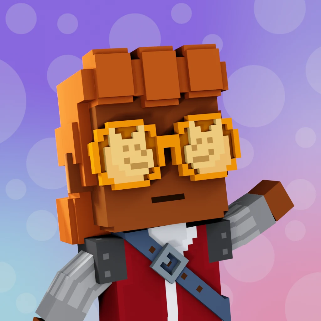 Pirate #7577 voxel render
