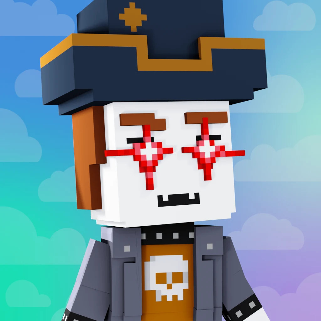 Pirate #7579 voxel render