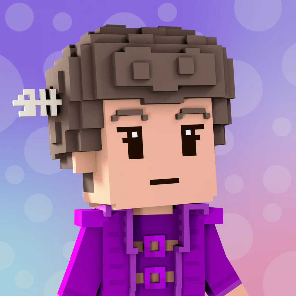 Pirate #758 voxel render