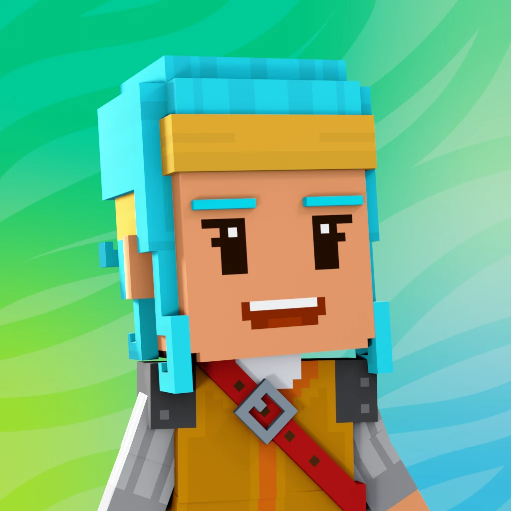 Pirate #7581 voxel render